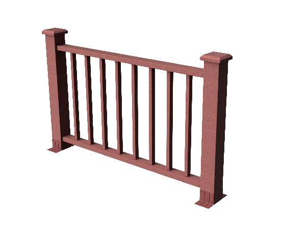 Ограждения декоративное ДПК GRINDERDECO Альма 1500 со скрытым крепежом мербау купить в Бугульме