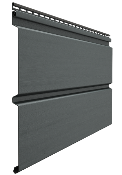 Виниловый сайдинг docke (дёке) - профиль D6S графит купить в Бугульме