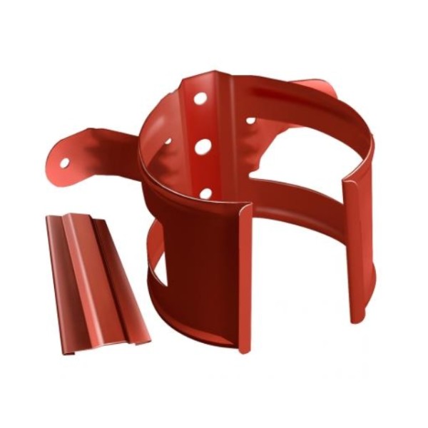 Водосток Grand Line 125x90 – Хомут трубы (на дерево) RAL 8004 купить в Бугульме