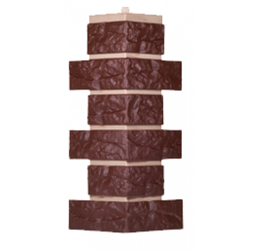 Угол T-Сайдинг-Кирпич Лондон Брик Коричневый купить в Бугульме