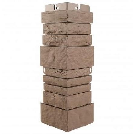 Угол наружный Альта-Профиль Скалистый камень ЭКО Терракотовый купить в Бугульме