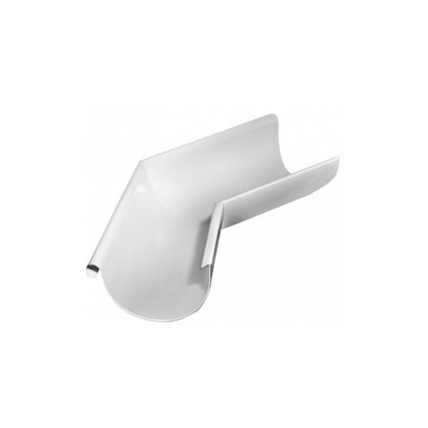 Водосток Grand Line 125x90 – Угол наружный 135° RAL 9003 купить в Бугульме