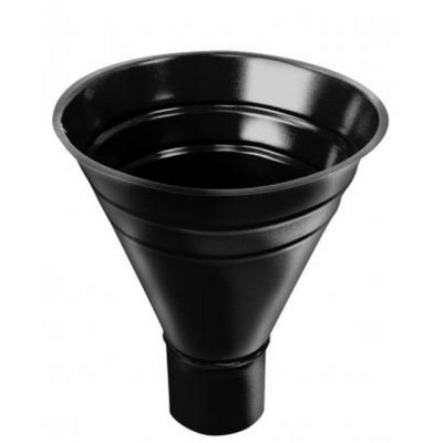 Водосток Grand Line 125x90 –  Воронка водосборная RAL 9005