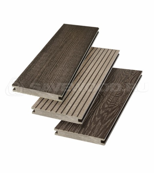 Террасная доска SW Fraxinus (R) полнотелая «SaveWood» Темно-коричневый купить в Бугульме