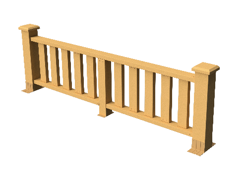 Ограждения декоративное ДПК GRINDERDECO  Эрес песчаник купить в Бугульме