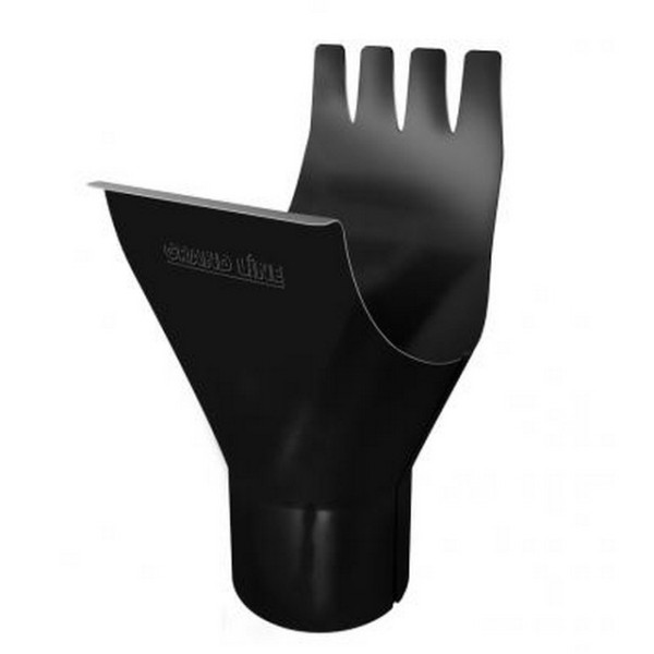 Водосток Grand Line 125x90 – Воронка желоба RAL 9005 купить в Бугульме