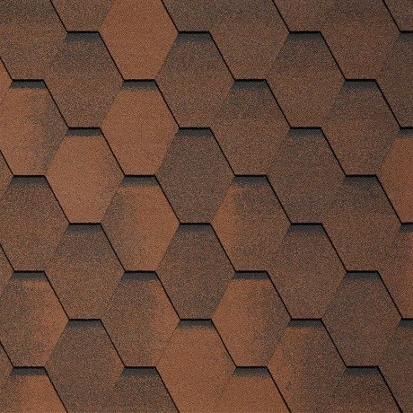 Гибкая черепица Tegola VENETO marrone 423 купить в Бугульме