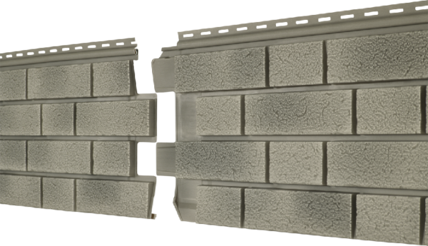 Фасадная панель Ю-пласт Стоун Хаус S-Lock Клинкер Балтик холодный цемент купить в Бугульме