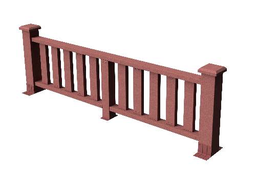 Ограждения декоративное ДПК GRINDERDECO  Эрес мербау купить в Бугульме