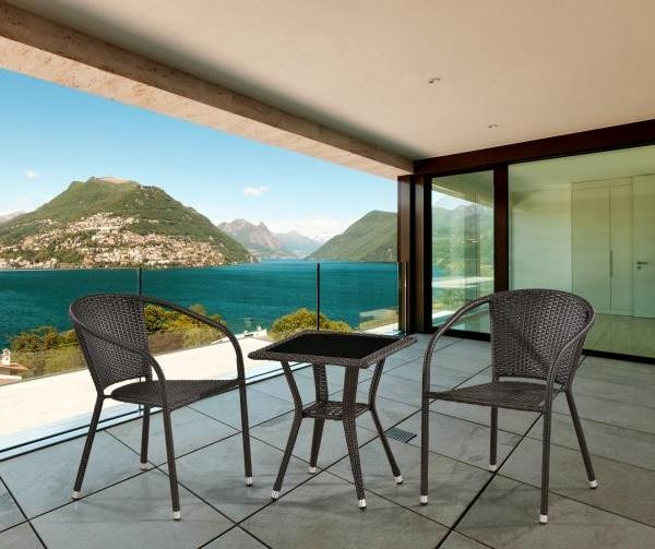 Комплект плетеной мебели AFINA из иск. ротанга T25A/Y137C-W53 Brown 2Pcs купить в Бугульме