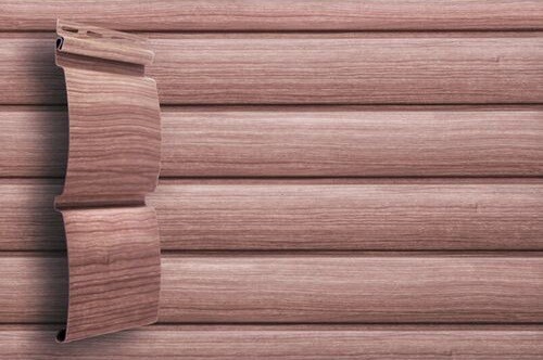 Виниловый сайдинг Grand Line Блок-хаус Tundra - Рябина купить в Бугульме