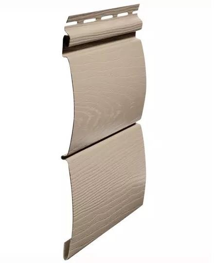 Виниловый сайдинг fineber (файнбер) - серия blockhouse (блокхаус) "бревно", сандал купить в Бугульме