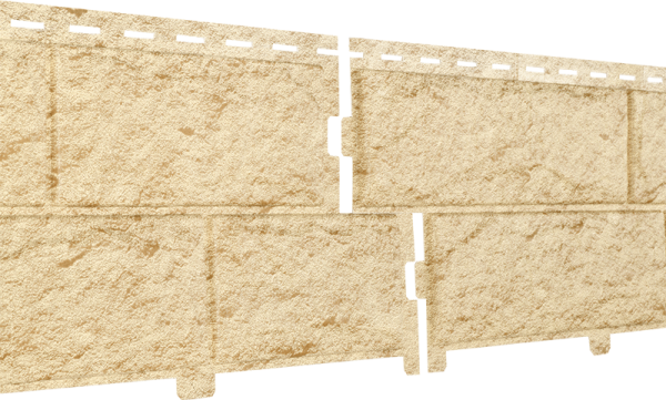 Фасадная панель Ю-Пласт Стоун-хаус камень золотистый (двойной замок) купить в Бугульме