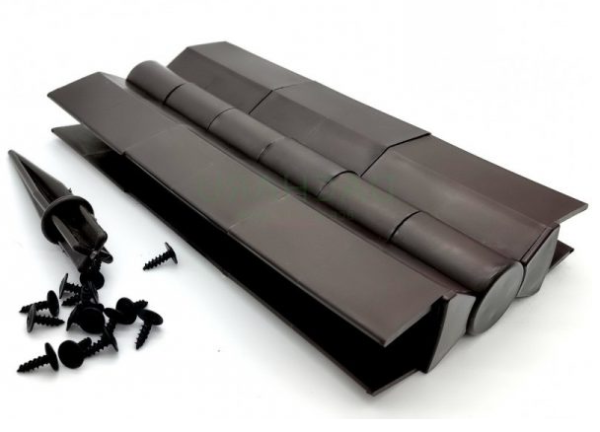 Угловой (стыковочный) шарнир для грядкок ДПК 225мм чёрный купить в Бугульме