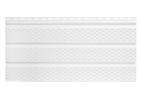 Софит к сайдингу ПЕРФОРИРОВАННЫЙ TECOS БЕЛЫЙ купить в Бугульме