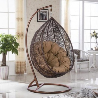 Кресло Подвесное из искусственного ротанга AFM-219A Brown
