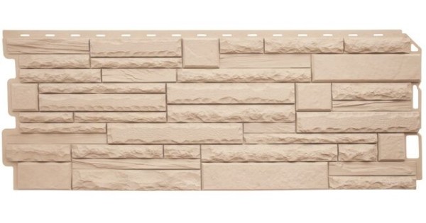 Фасадная панель Альта-Профиль Скалистый камень ЭКО Кремовый купить в Бугульме