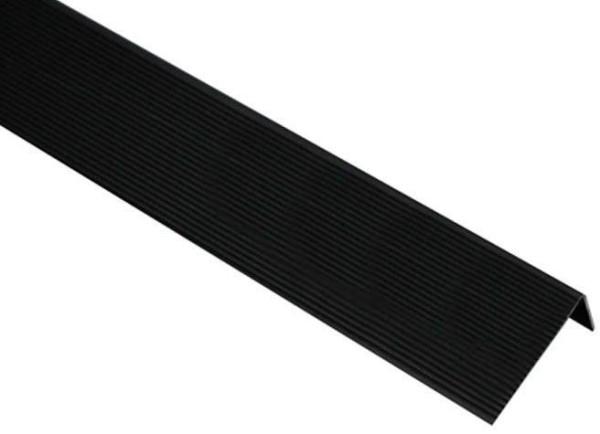 Угол завершающий алюминиевый KRONEX 51,5x30x3000 мм. черный купить в Бугульме