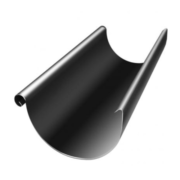 Водосток Grand Line 125x90 – Желоб 3м RAL 9005 купить в Бугульме