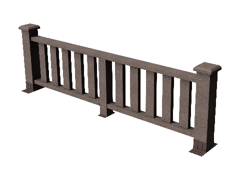 Ограждения декоративное ДПК GRINDERDECO Эрес венге купить в Бугульме