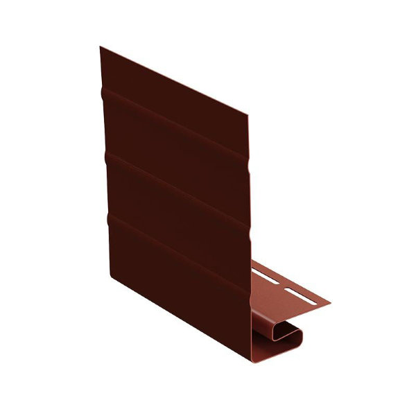 Ветровая J фаска планка для сайдинга, гранат купить в Бугульме