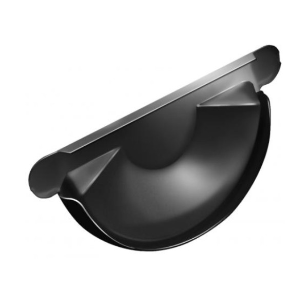 Водосток Grand Line 125x90 – Заглушка желоба RAL 9005 купить в Бугульме