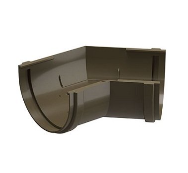 Угол желоба 135˚ Docke Premium ПВХ - Каштан купить в Бугульме