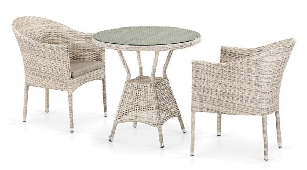 Комплект плетеной мебели AFINA из иск. ротанга T705ANT/Y350-W85 Latte 2Pcs купить в Бугульме