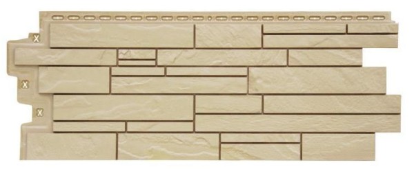 Фасадная панель Grand Line Скала Стандарт бежевый купить в Бугульме