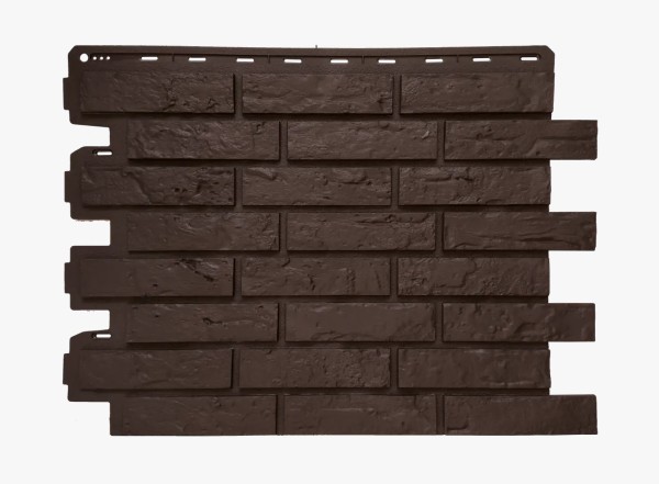 Фасадная панель Альта-Профиль Кирпич Рижский ЭКО Коричневый купить в Бугульме
