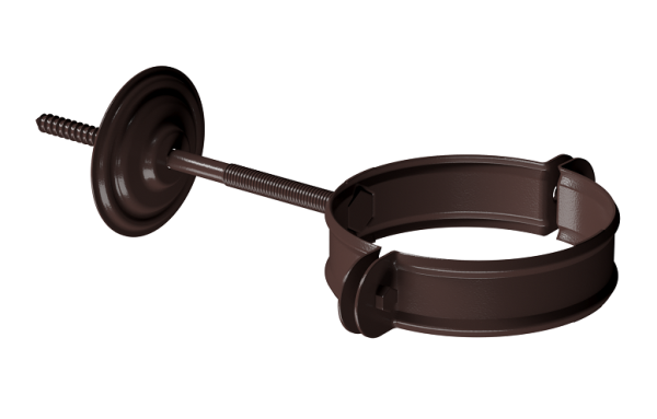 Хомут трубы D90 Döcke STAL PREMIUM Шоколад, (RAL 8019) купить в Бугульме