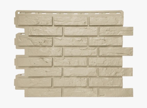 Фасадная панель Альта-Профиль Кирпич Рижский ЭКО Кремовый купить в Бугульме