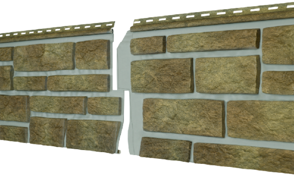 Фасадная панель Ю-пласт Стоун Хаус S-Lock Таганай вулканический купить в Бугульме