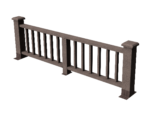 Ограждения декоративное ДПК GRINDERDECO Троя венге купить в Бугульме