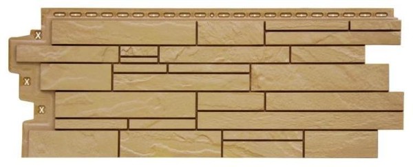 Фасадная панель Grand Line Скала Стандарт песочная купить в Бугульме