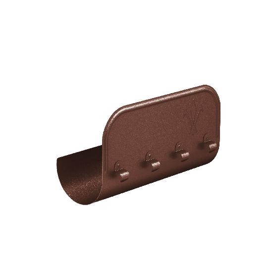 Водосток Aquasistem, Система 150/100 - Ограничитель перелива прямой RAL 8017 Коричневый matt купить в Бугульме