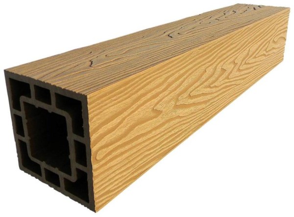 Столб опорный ДПК 3D GardenParkett фактура дерева Бук купить в Бугульме