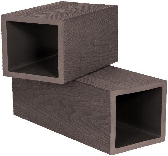 Столб опорный Polivan SINGARAJA 3D фактура дерева, темно-коричневый купить в Бугульме