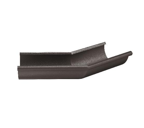 Водосток Aquasistem, Система 125x90 - Угол желоба, наружный 135° RR 32 Тёмно-коричневый matt купить в Бугульме