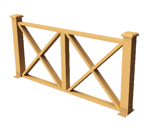 Ограждения декоративное ДПК GRINDERDECO Тауэр песчаник купить в Бугульме