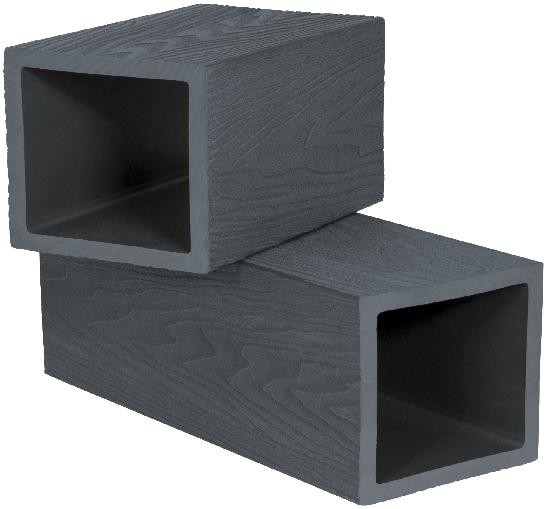 Столб опорный Polivan SINGARAJA 3D фактура дерева, чёрный купить в Бугульме