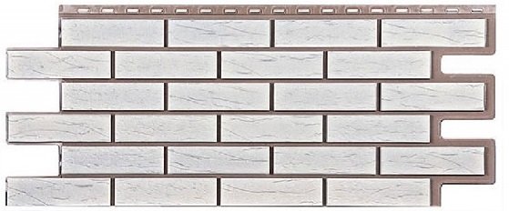 Фасадная панель T-Сайдинг-Кирпич Саман Белый купить в Бугульме