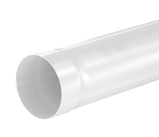 Водосток Aquasistem, система 150/100 - Труба водосточная 1.00м RAL 9003 Белый купить в Бугульме