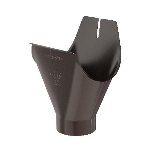 Водосток Aquasistem, система 150/100 - Воронка желоба RR 32 Тёмно Коричневый купить в Бугульме