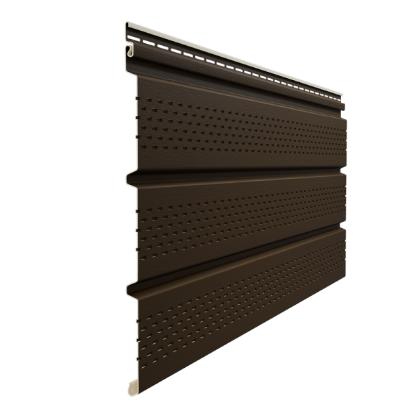 Софит Элит со сплошной перфорацией Коричневый (темный дуб) купить в Бугульме
