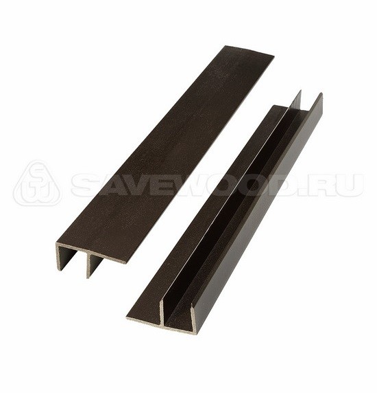 F-профиль ДПК Savewood – Тёмно-коричневый купить в Бугульме