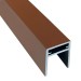 П-профиль Алюминиевый EasyDecking 35x25 Коричневый купить в Бугульме