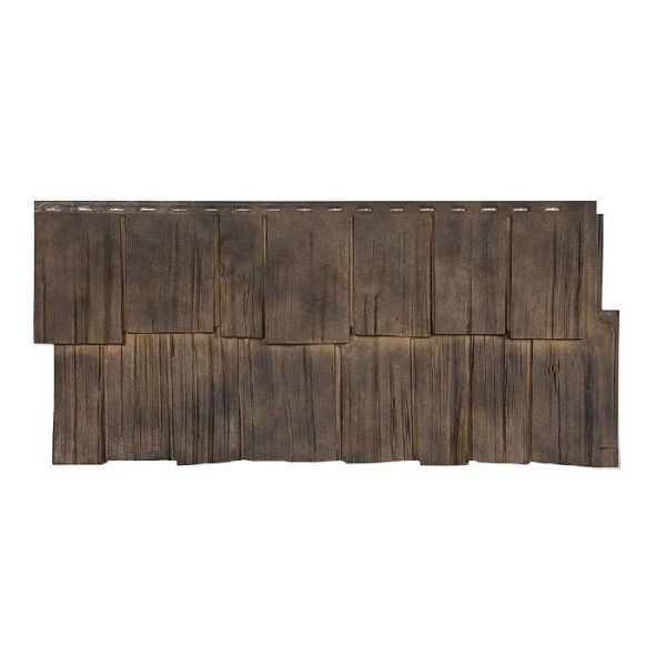 Фасадная панель T-Сайдинг- Щепа Дуб ЭКО-2 Орех купить в Бугульме