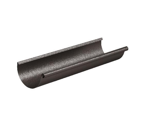 Водосток Aquasistem, Система 125/90 - Желоб водосточный 3 метра RR 32 Тёмно-коричневый matt купить в Бугульме