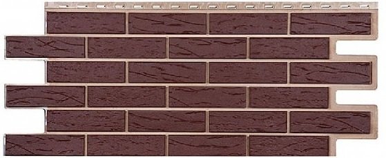 Фасадная панель T-Сайдинг-Кирпич Саман Коричневый купить в Бугульме